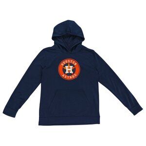 Houston Astros Youth Hoodie L 14/16 Genuine Merchandise Navy Pullover Sweatshirt